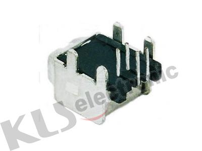 IEEE 1394 Connector 4P PCB Dip 90  KLS1-1394-4FC